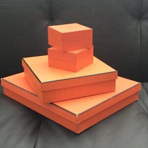 Hermes 4 empty storage boxes LOT